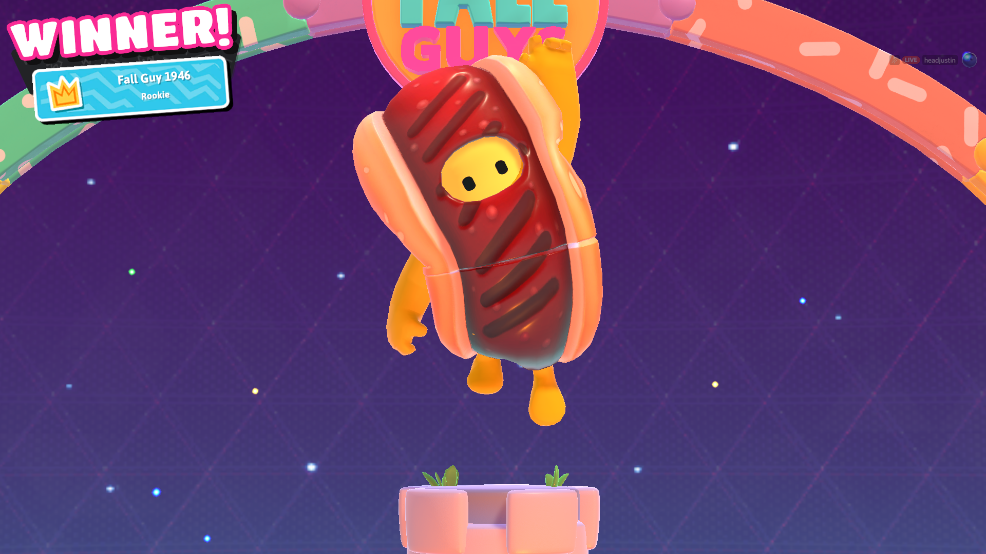 i won a game of fall guys